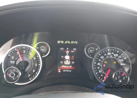 2023 Ram 1500 Big Horn 4X2 5'7 Box z USA, uszkodzony, nr VIN 1C6RREFT4PN693638